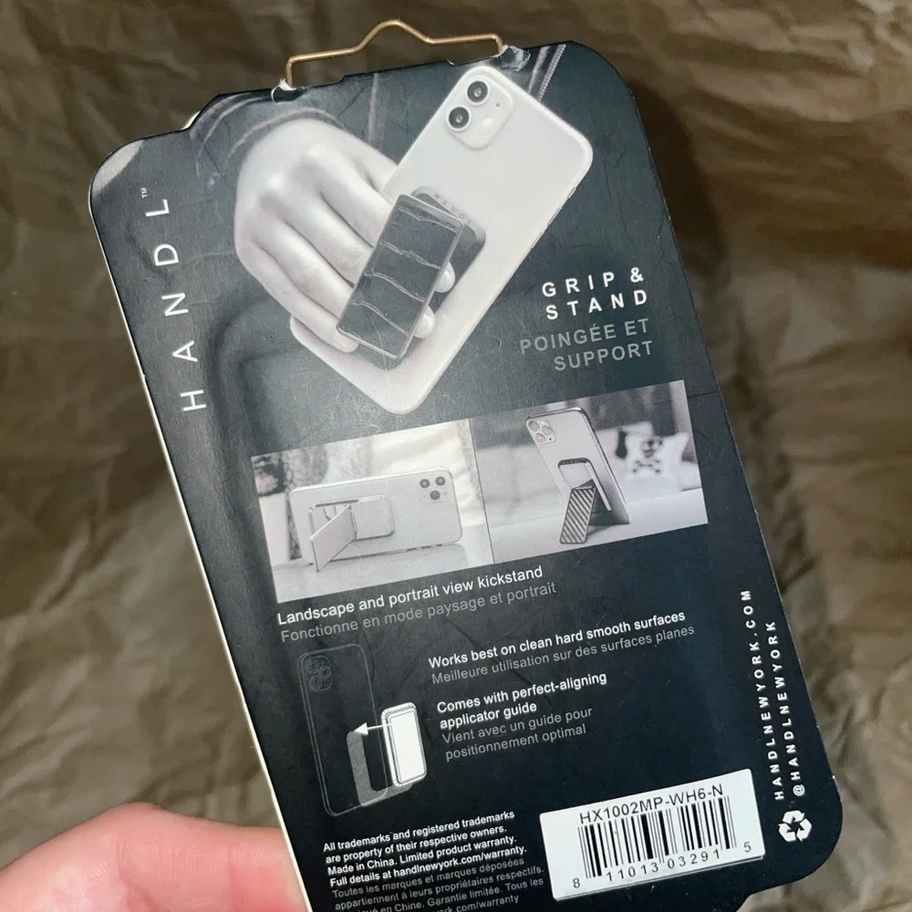 HANDL Gold & Marble Phone Grip Stand Luxe Collection